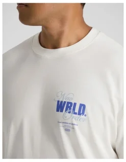 Johnny Bigg New World Relaxed Fit Tee in White