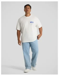 Johnny Bigg New World Relaxed Fit Tee in White