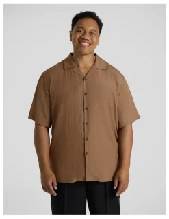 Johnny Bigg Norris Relaxed Fit Shirt in Bronze
