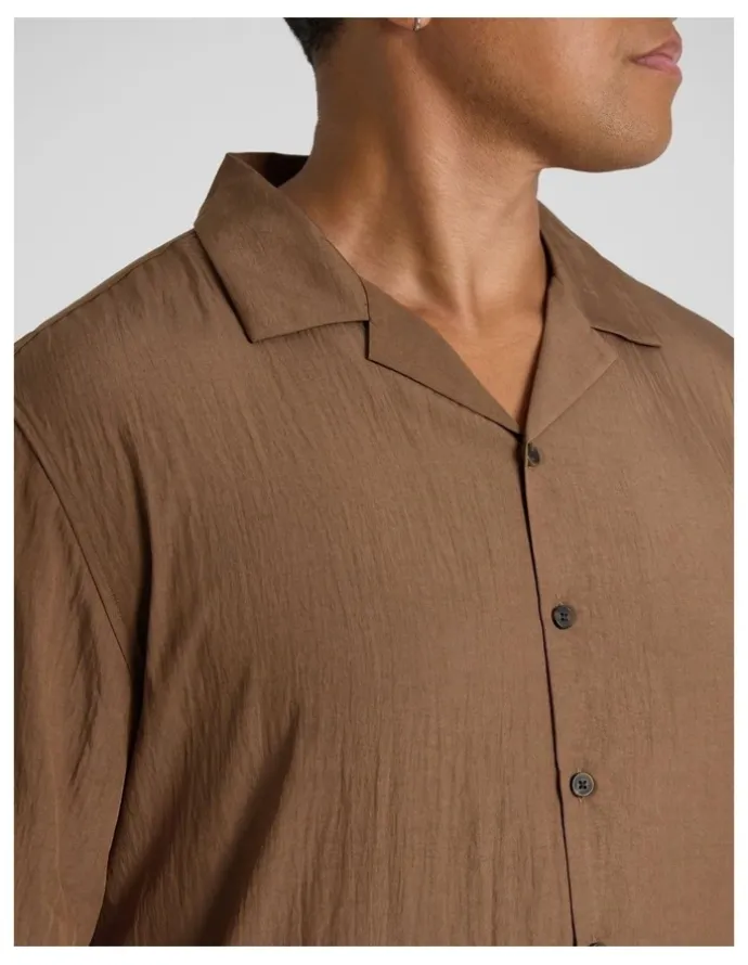 Johnny Bigg Norris Relaxed Fit Shirt in Bronze