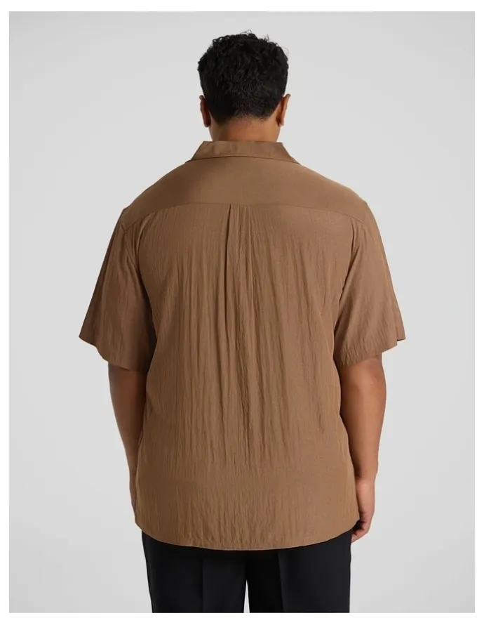 Johnny Bigg Norris Relaxed Fit Shirt in Bronze