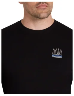 Johnny Bigg Outdoor Long Sleeve Top in Black