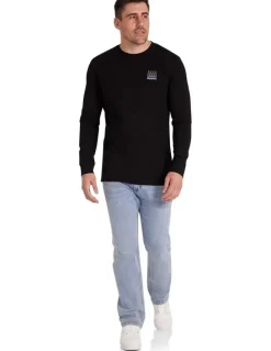 Johnny Bigg Outdoor Long Sleeve Top in Black