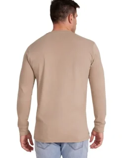 Johnny Bigg Pacific Long Sleeve Top in Biscuit