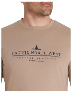 Johnny Bigg Pacific Long Sleeve Top in Biscuit
