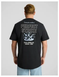 Johnny Bigg Perfect Strike Longline Tee in Black