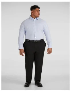 Johnny Bigg Pinstripe Stretch Shirt in Light Blue