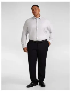 Johnny Bigg Pinstripe Stretch Shirt in Grey