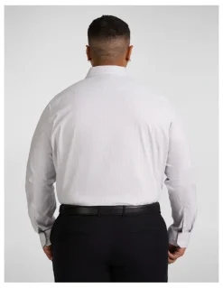 Johnny Bigg Pinstripe Stretch Shirt in Grey
