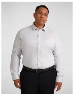Johnny Bigg Pinstripe Stretch Shirt in Grey