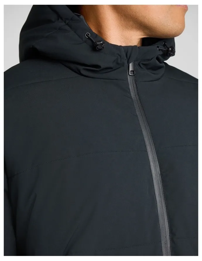 Johnny Bigg Quilted Puffer Jacket in Black