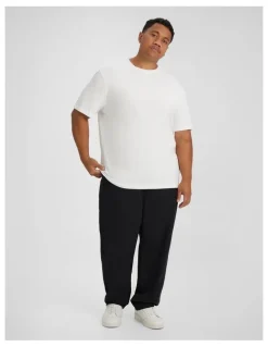 Johnny Bigg Ravello Linen Blend Pant in Black