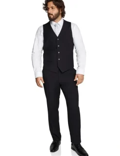 Johnny Bigg Raymond Waistcoat in Black