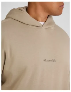 Johnny Bigg Relaxed Fit Collective Hoodie in Sand