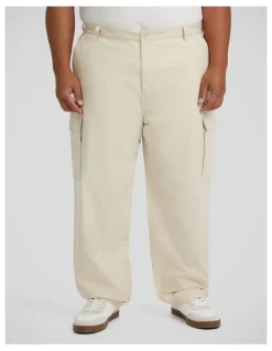 Johnny Bigg Relaxed Fit Cargo Pant in Chalk