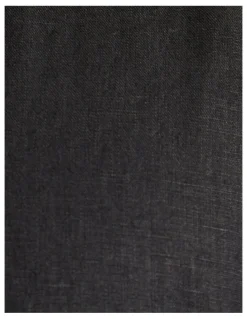 Johnny Bigg Resort Relaxed Fit Linen Shirt in Black