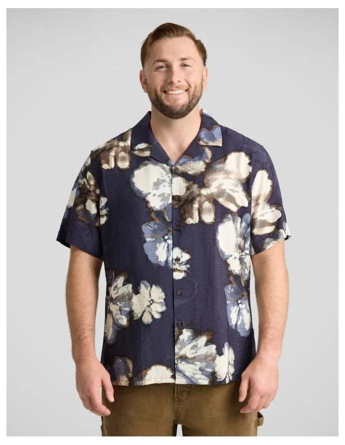 Johnny Bigg Rocco Relaxed Shirt in Navy