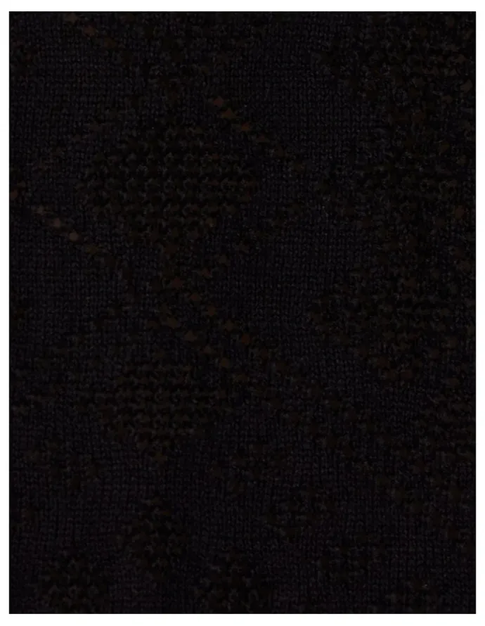 Johnny Bigg Rombus Knit Shirt in Black