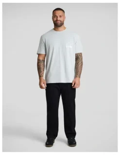 Johnny Bigg Royale Stretch Classic Tee in Cool Grey