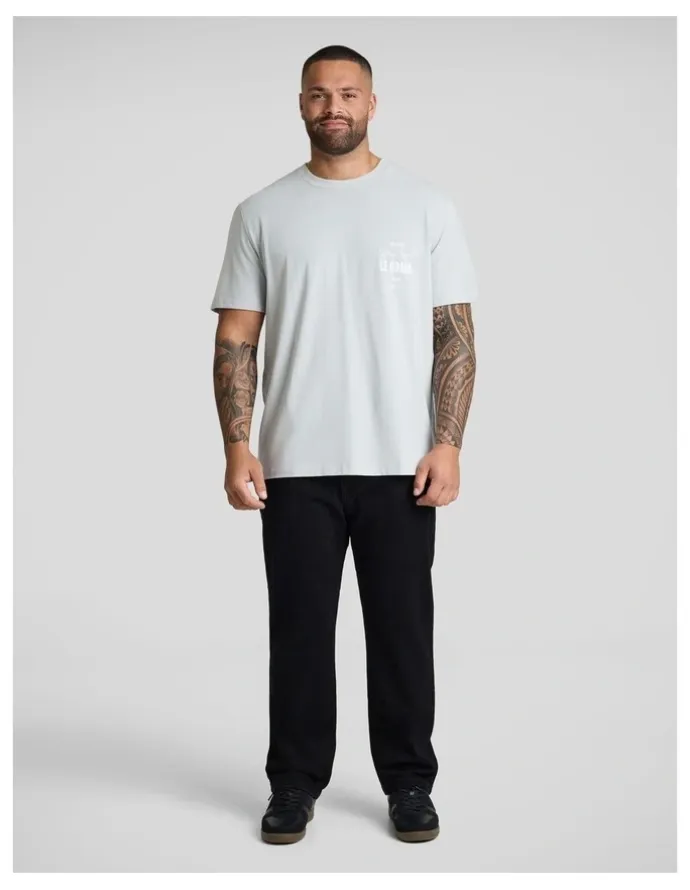 Johnny Bigg Royale Stretch Classic Tee in Cool Grey
