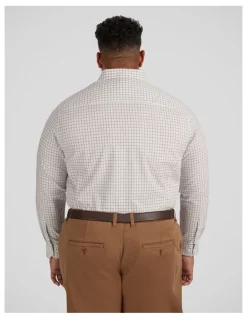 Johnny Bigg Seth Check Shirt in White