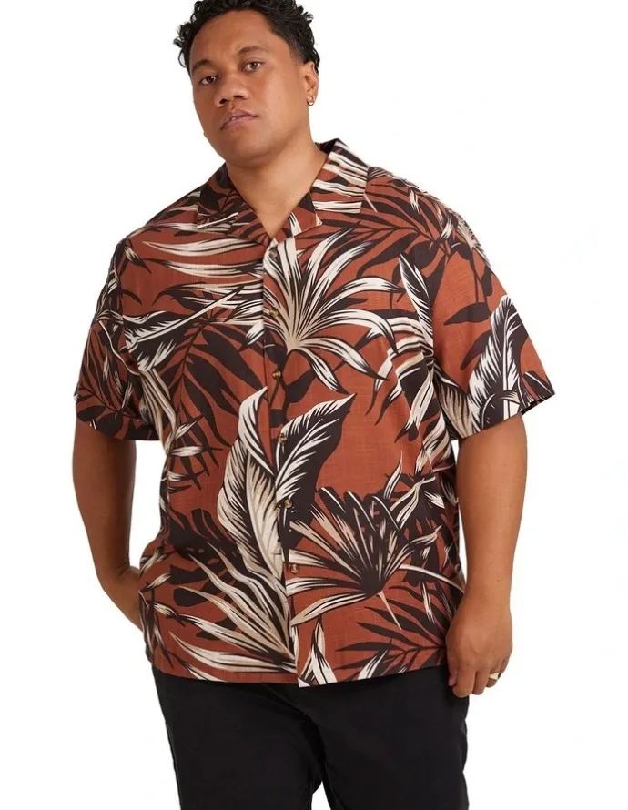 Johnny Bigg Shadows Relaxed Fit Shirt in Multi