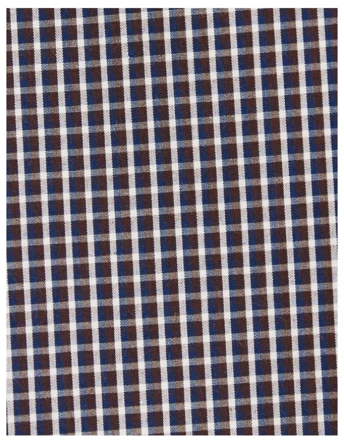 Johnny Bigg Simon Easy Care Check Shirt in Navy