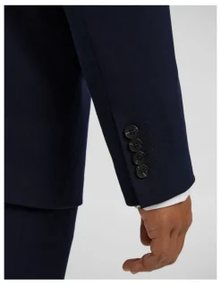 Johnny Bigg Tanner Stretch Suit Jacket in Navy