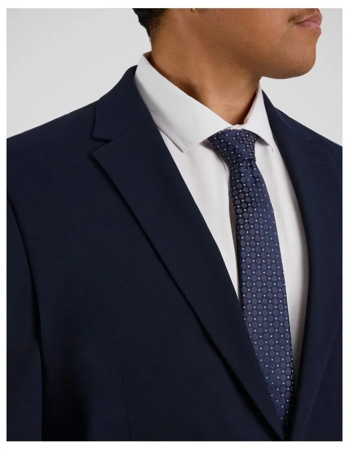 Johnny Bigg Tanner Stretch Suit Jacket in Navy