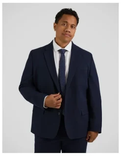 Johnny Bigg Tanner Stretch Suit Jacket in Navy