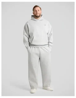 Johnny Bigg Tech Relaxed Fit Hoodie in Grey Marle