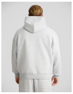 Johnny Bigg Tech Relaxed Fit Hoodie in Grey Marle