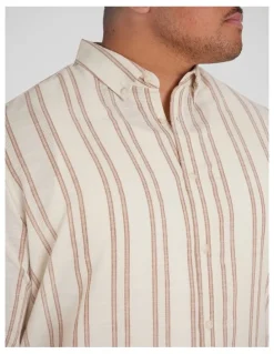 Johnny Bigg Venice Stripe Shirt in White
