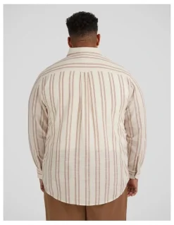 Johnny Bigg Venice Stripe Shirt in White