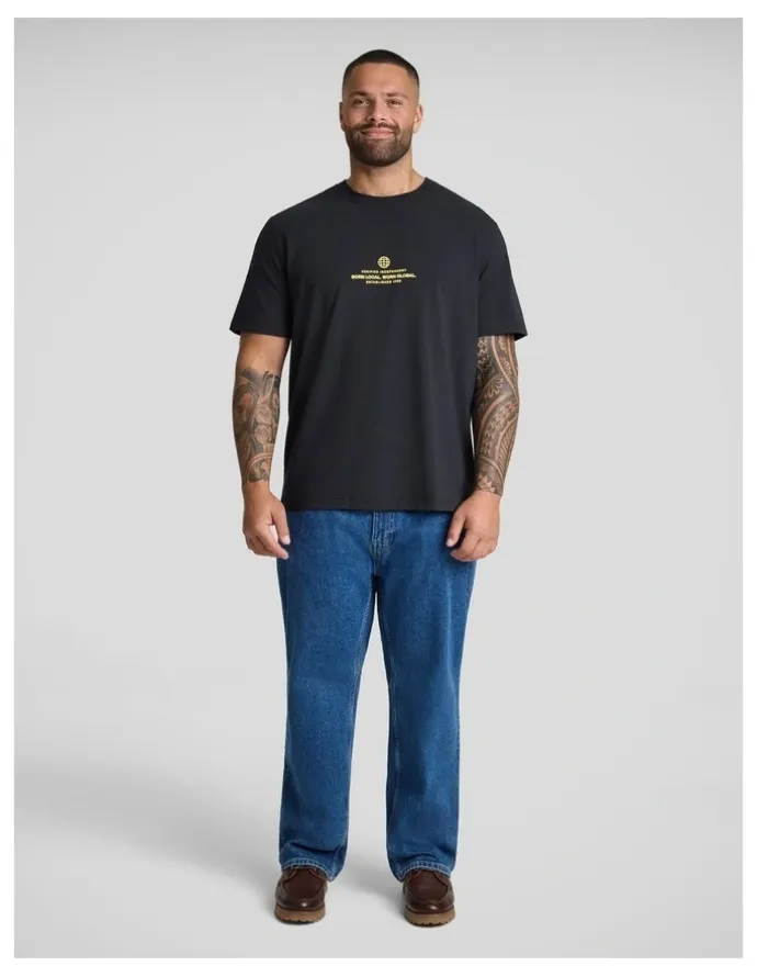 Johnny Bigg Verified Stretch Classic Tee in Black