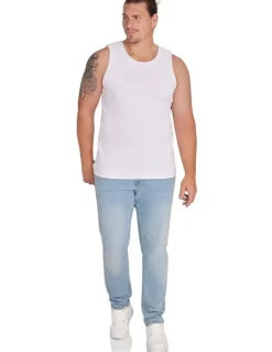 Johnny Bigg Essential Rib Singlet in White