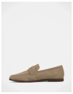 Julius Marlow Coupe Shoes in Mushroom Suede