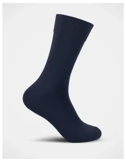 Julius Marlow Dress Socks in Navy