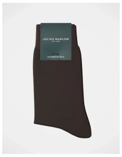 Julius Marlow Dress Socks in Brown