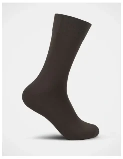 Julius Marlow Dress Socks in Brown
