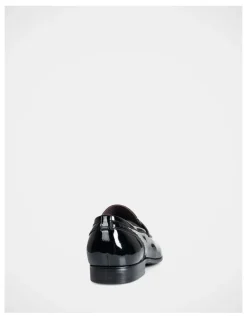 Julius Marlow Jax Patent Slip-on Shoes in Black