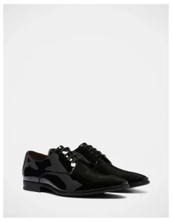 Julius Marlow Lace Up Dress Shoe in Jet Black