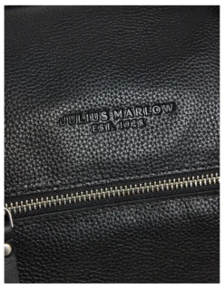 Julius Marlow Leather Overnight Bag In Black