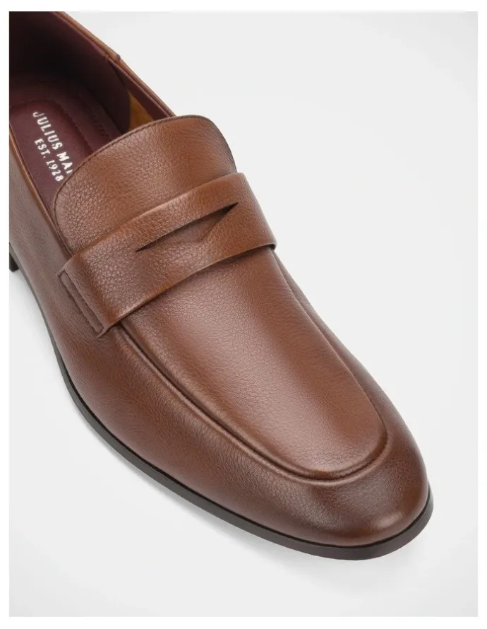 Julius Marlow Luxe Shoes in Dark Tan