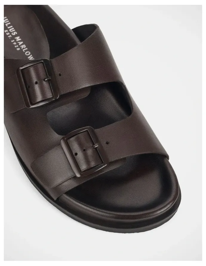 Julius Marlow Vapour Sandals in Dark Brown
