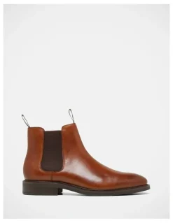 Julius Marlow Gaucho Chelsea Boot in Cognac