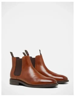 Julius Marlow Gaucho Chelsea Boot in Cognac