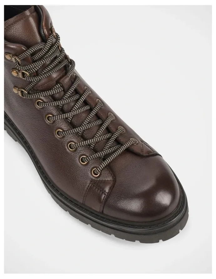 Julius Marlow Hedge Boots in Dark Brown