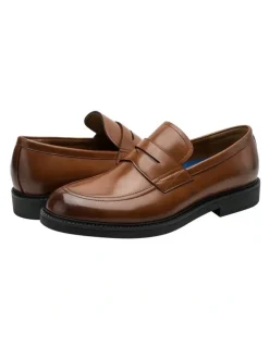 Kenneth Cole Anthony Loafer in Medium Brown