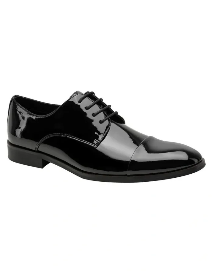 Kenneth Cole Henzer Cap Toe Oxoford in Black